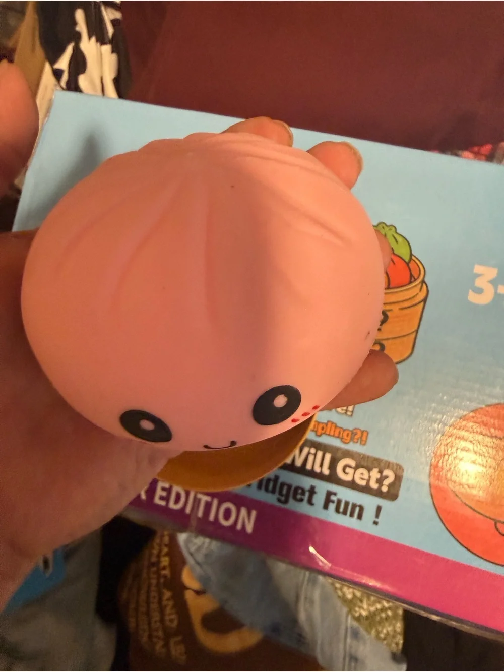 Squishy Toy - pink and blue - Soft Cute Fun